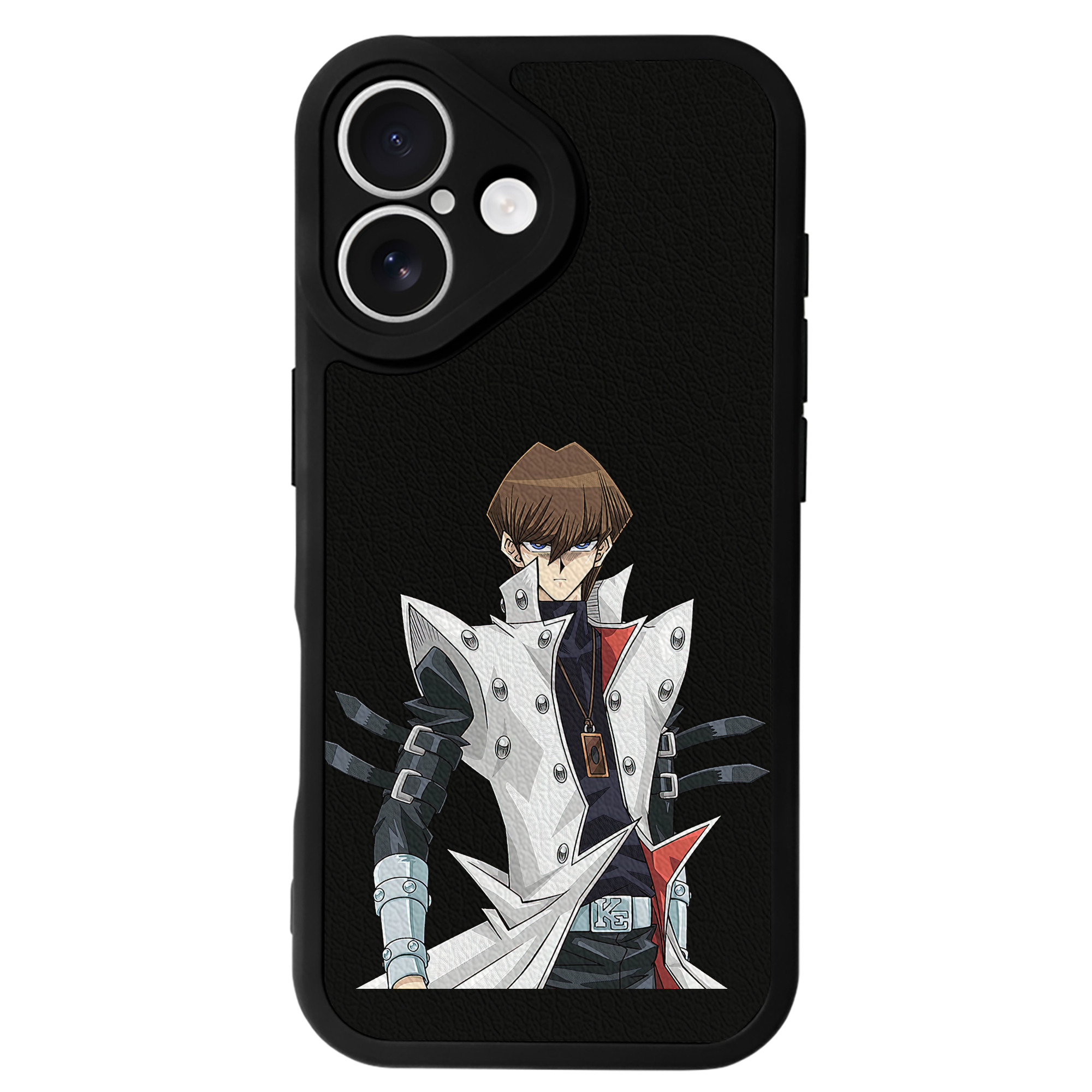 遊☆戯☆王 Yu-Gi-Oh! 【iPhone 16シリーズ対応】シリコンスマホケース（レザー調） 材質：シリコン